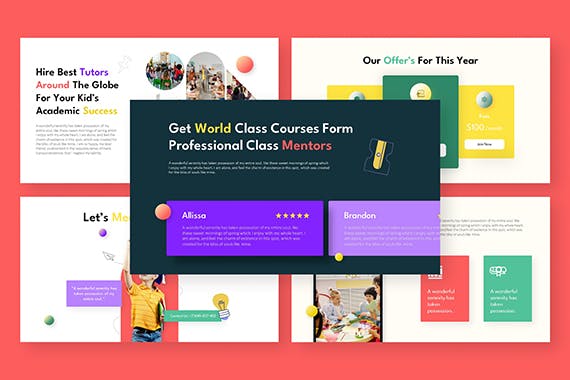 学校教育PPT模版 (PPT,PPTX)