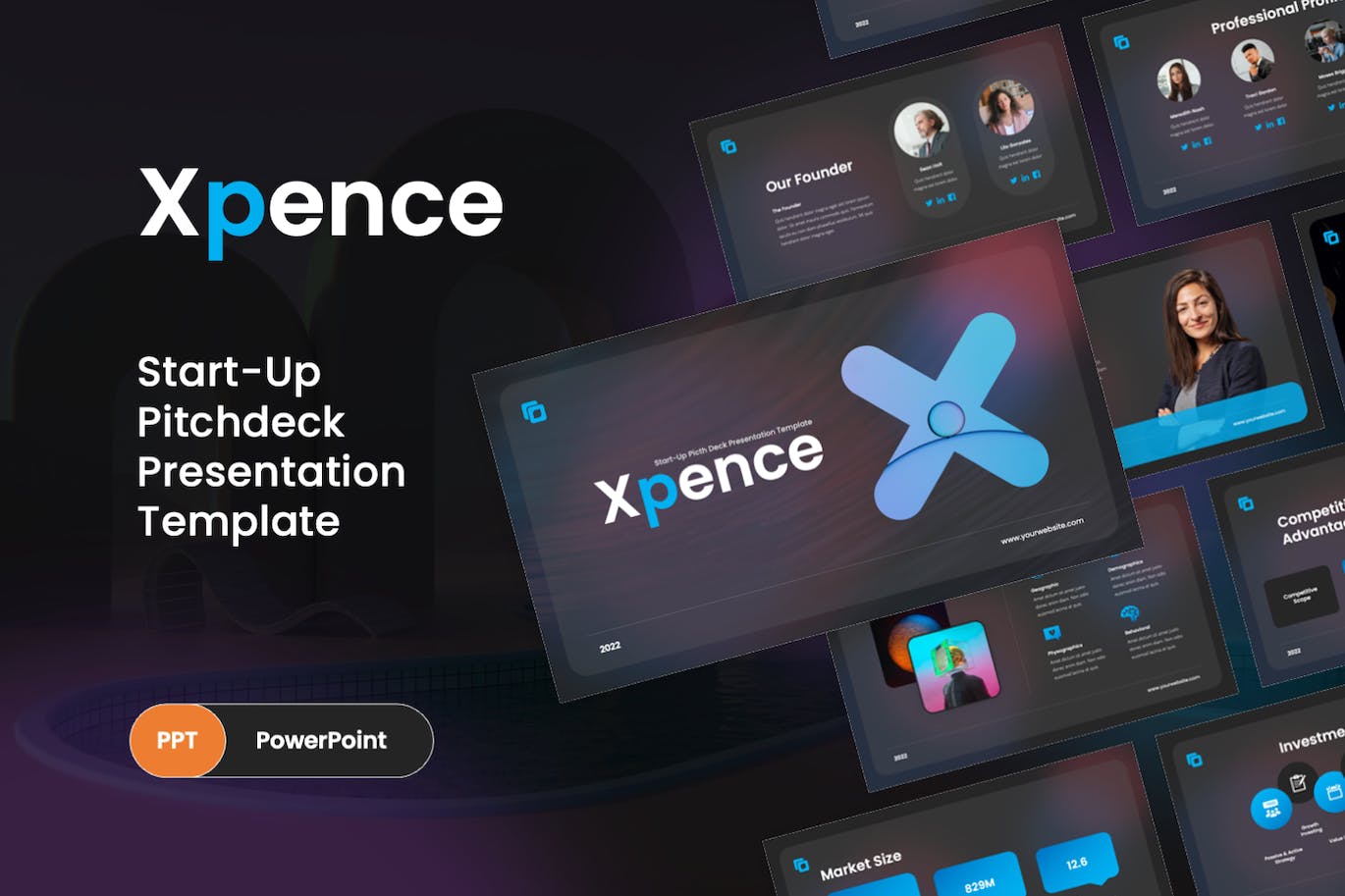 项目启动PPT模版 (PPTX)