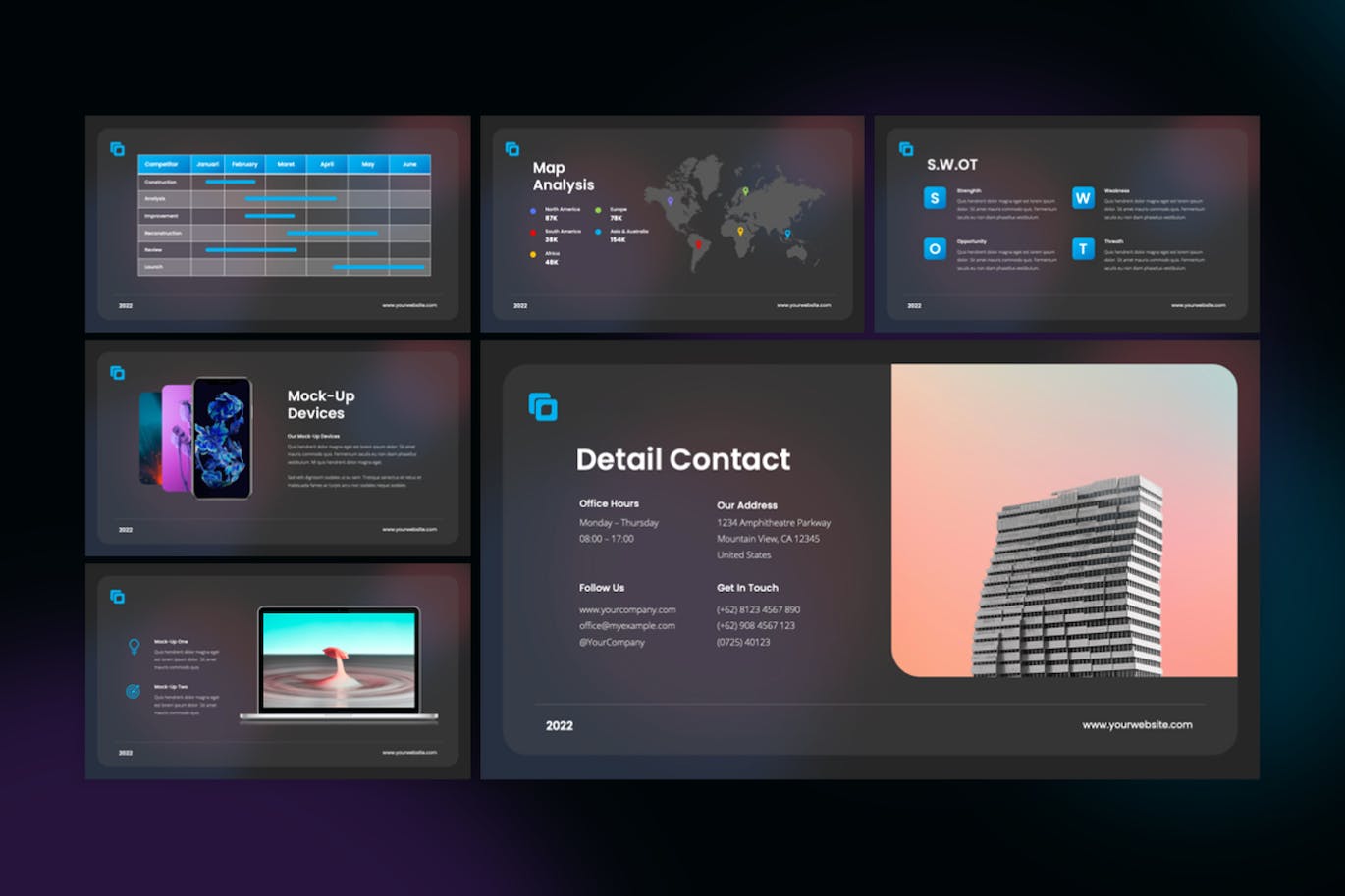 项目启动PPT模版 (PPTX)