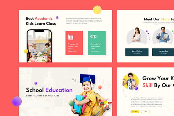 学校教育PPT模版 (PPT,PPTX)