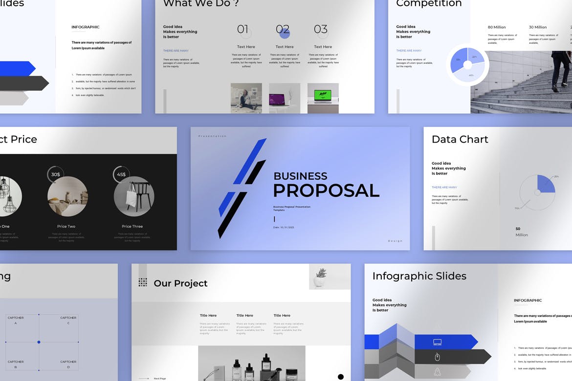 商业提案演示模板PPT模版 (PPTX)