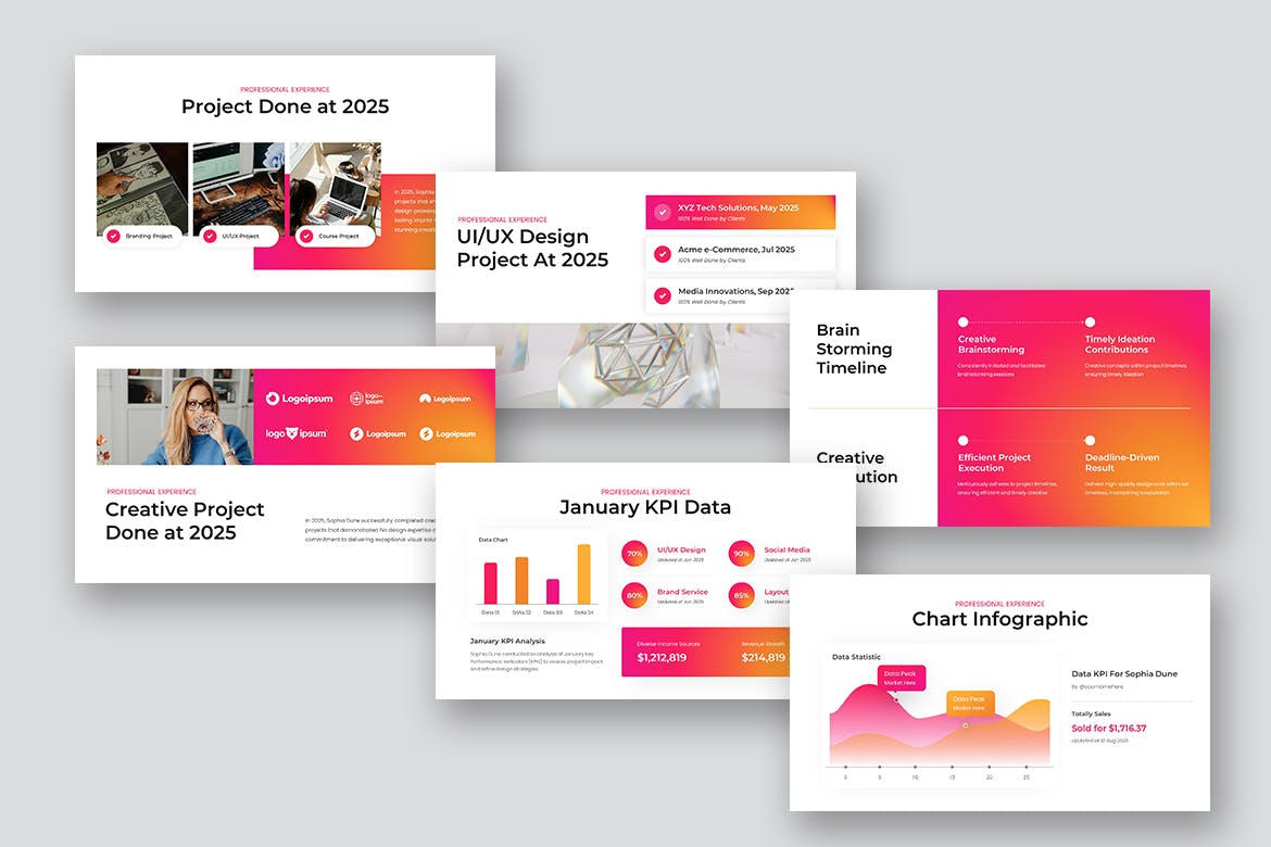 简历和简历 PPT模版 (PPT,PPTX)