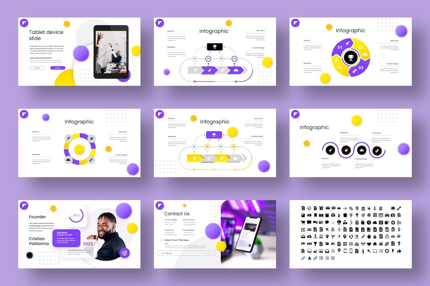 商业宣传材料PPT模版 (PPTX)