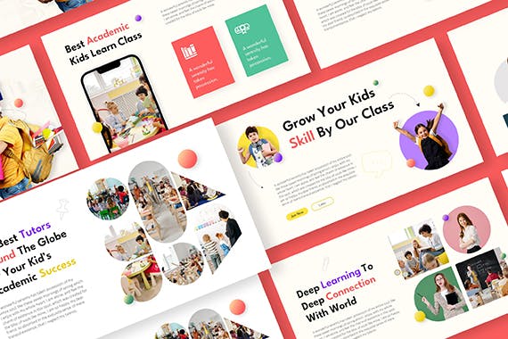 学校教育PPT模版 (PPT,PPTX)