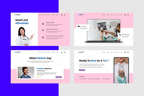 药店PPT模版 (PPT,PPTX)