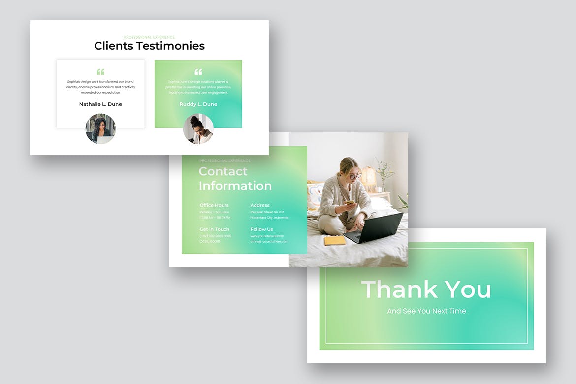 简历和简历 PPT模版 (PPT,PPTX)