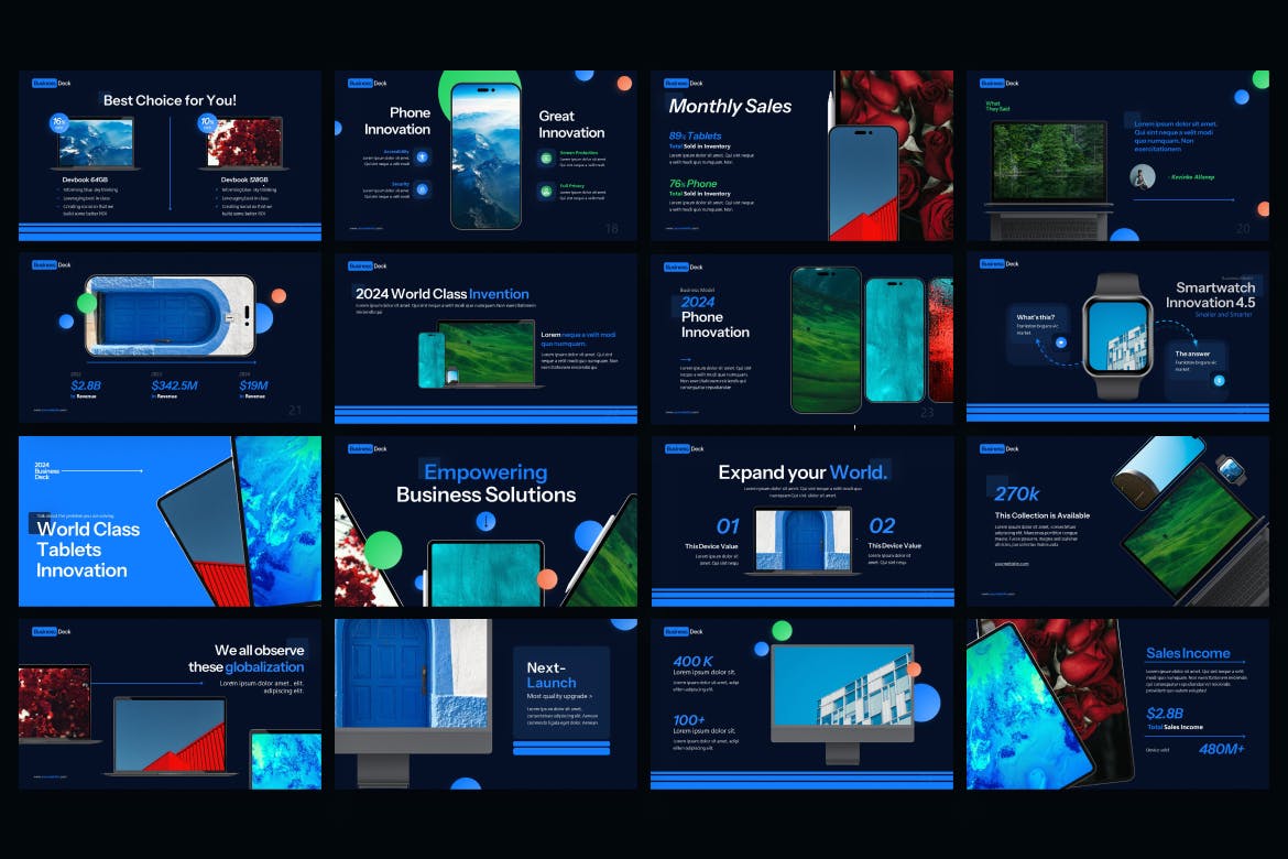 设备样机 PPT模版 (PPTX)