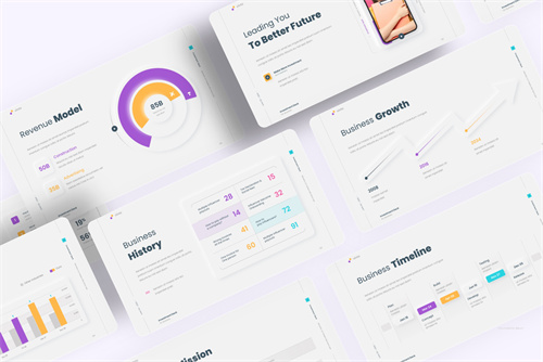 新拟态风工作汇报PPT模板