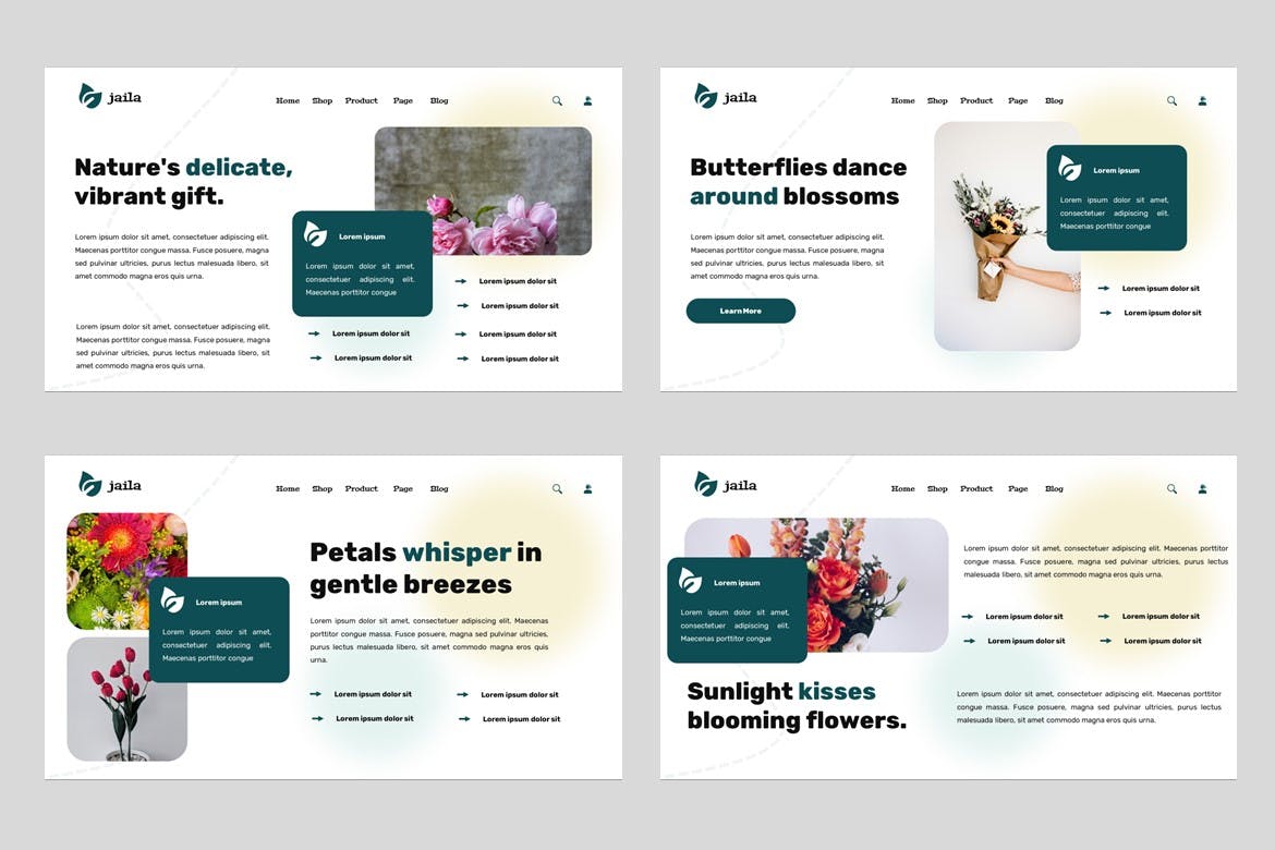 花店和花园 PPT模版 (PPT,PPTX)