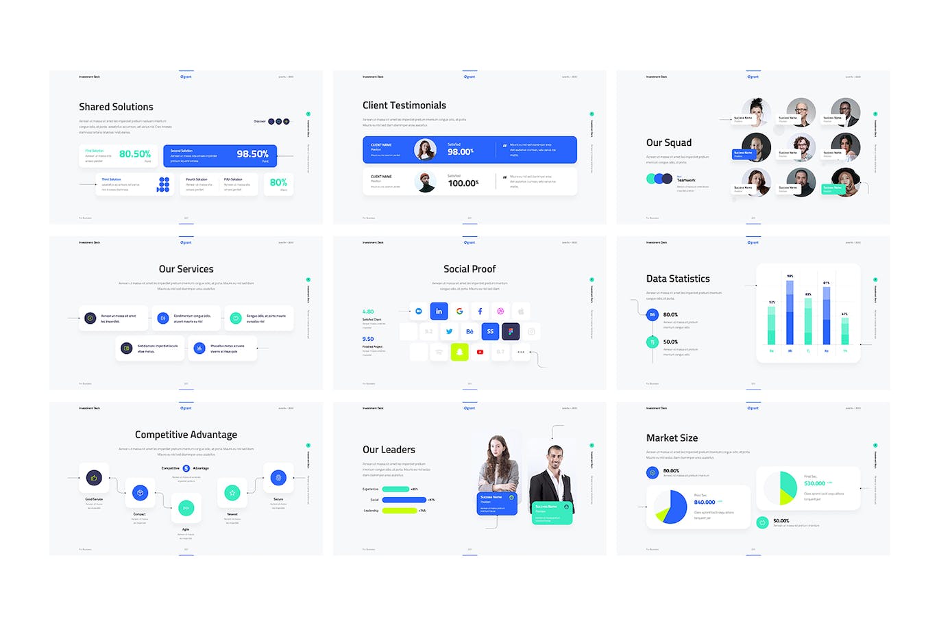 投资平台PPT模版 (PPTX)