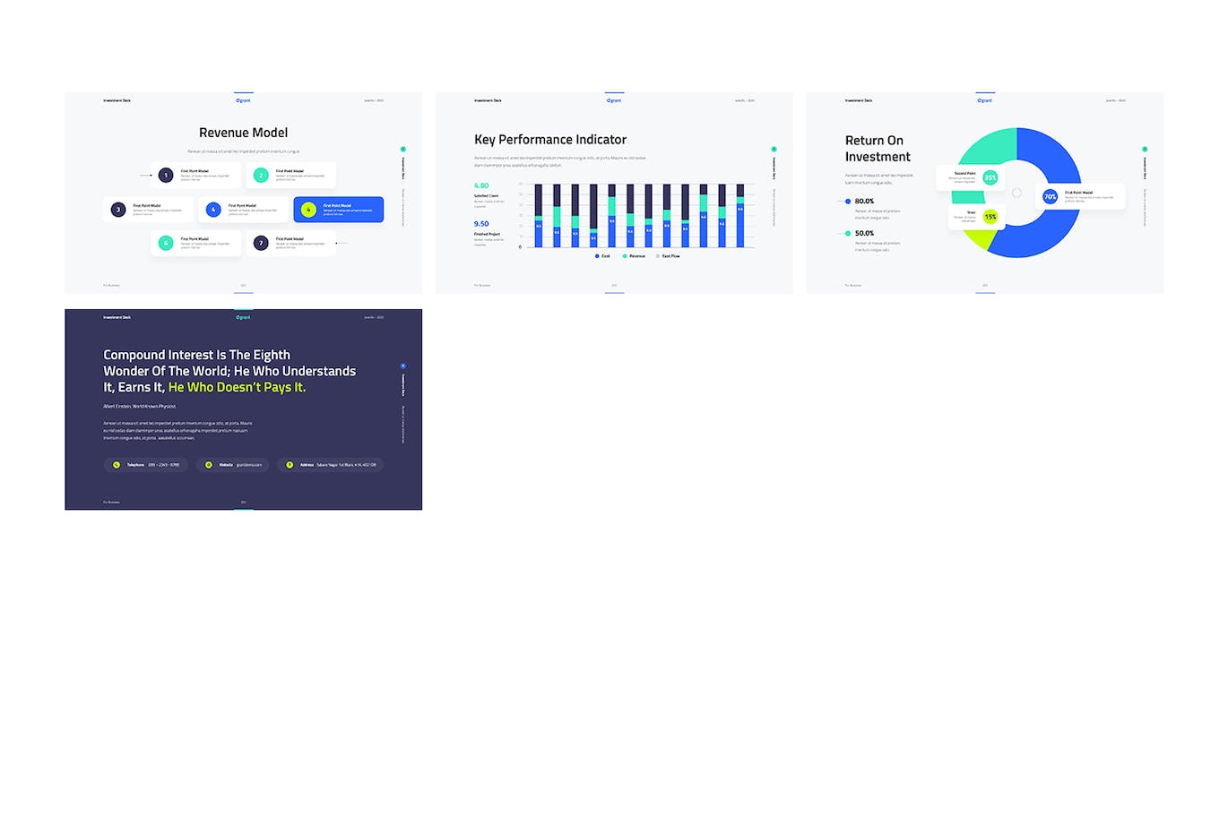 投资平台PPT模版 (PPTX)