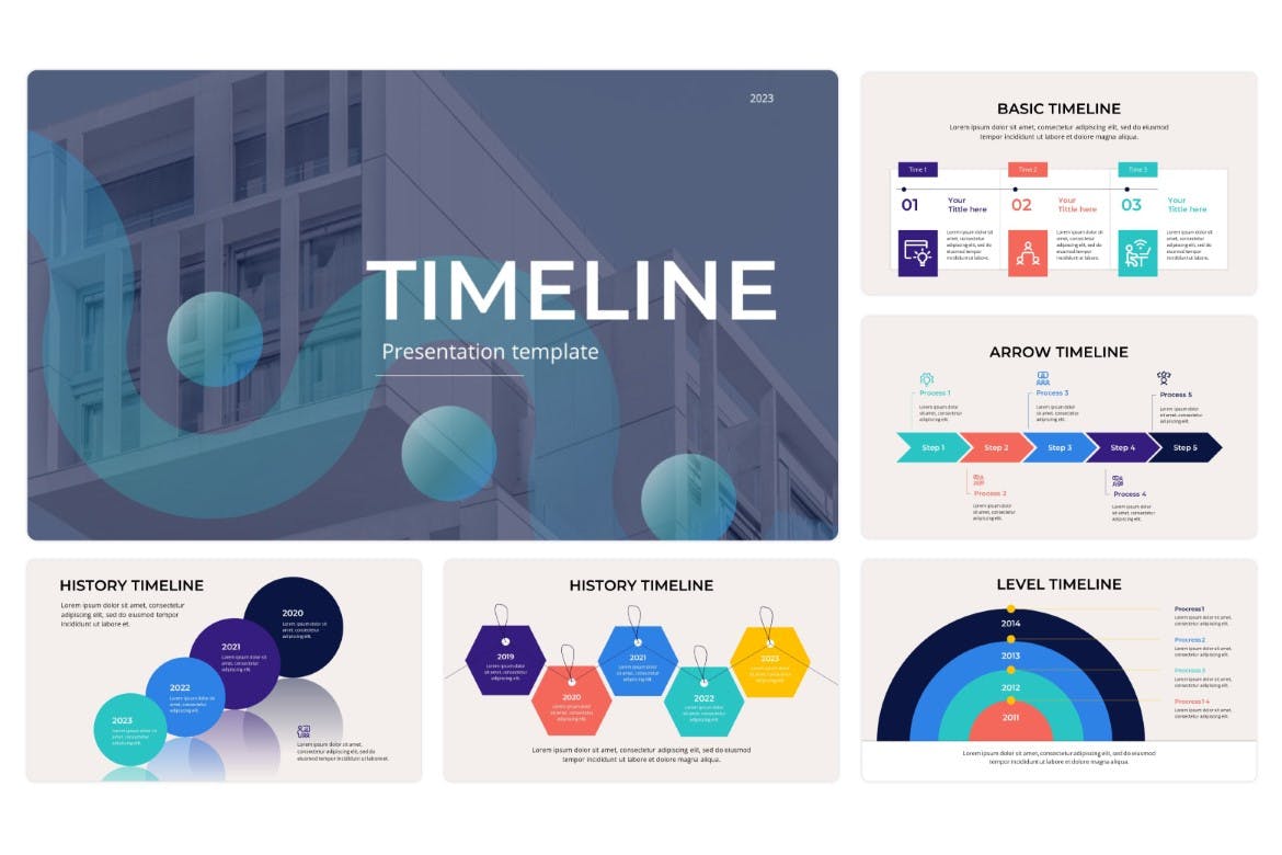 管理时间表 PPT模版 (PPTX)