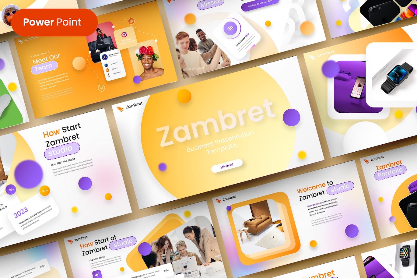 商业计划PPT模版 (PPTX)