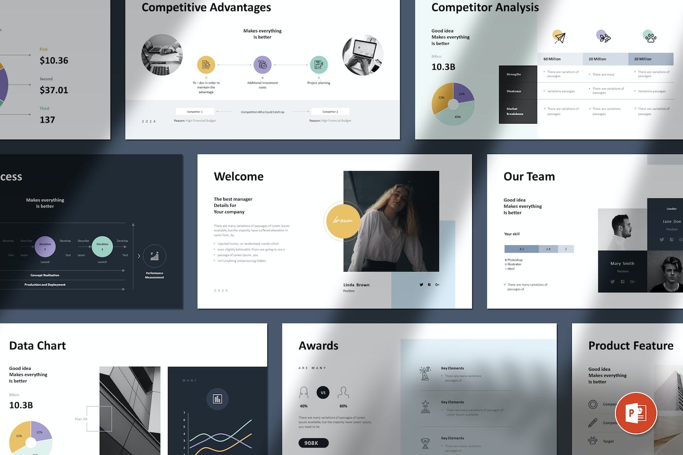 营销计划PPT模版 (PPTX)