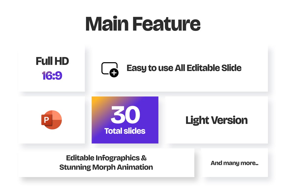 新拟态立体风信息图表PPT模版 (PPTX)