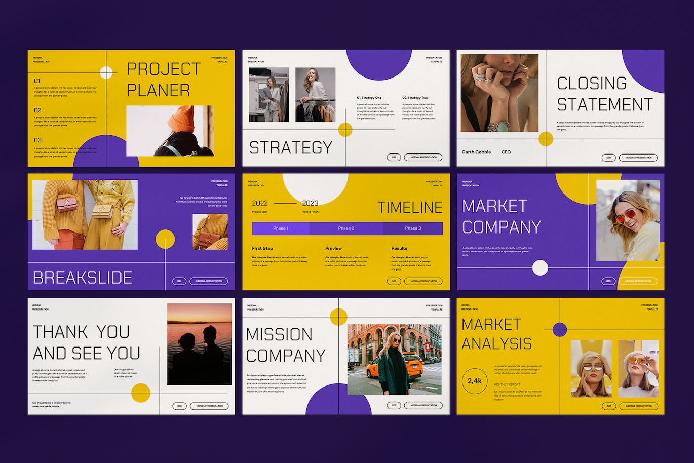 梅罗纳商业计划演示PPT模版 (PDF,PPTX)