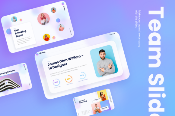 创意渐变配色ppt演示模板