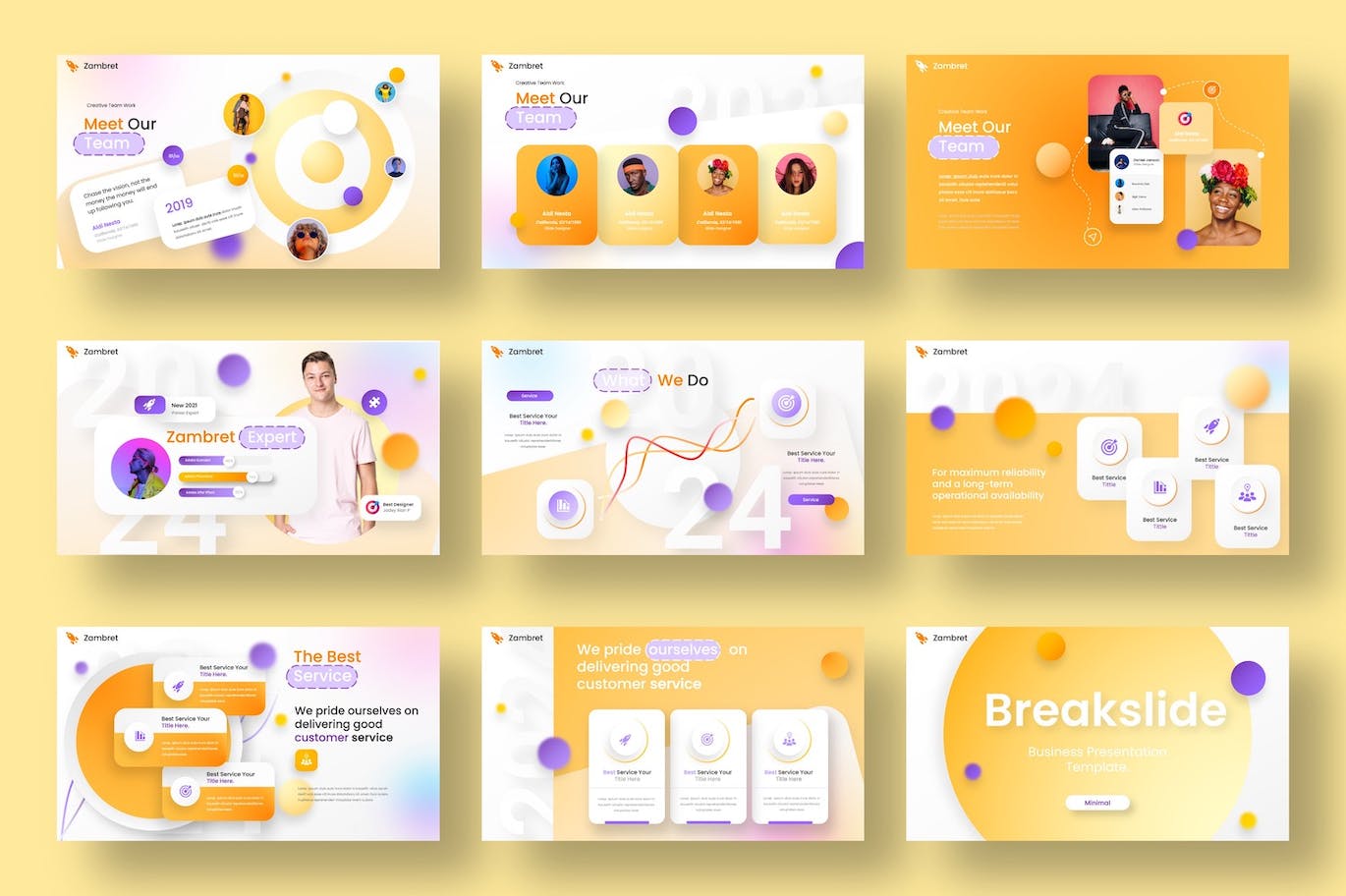 商业计划PPT模版 (PPTX)