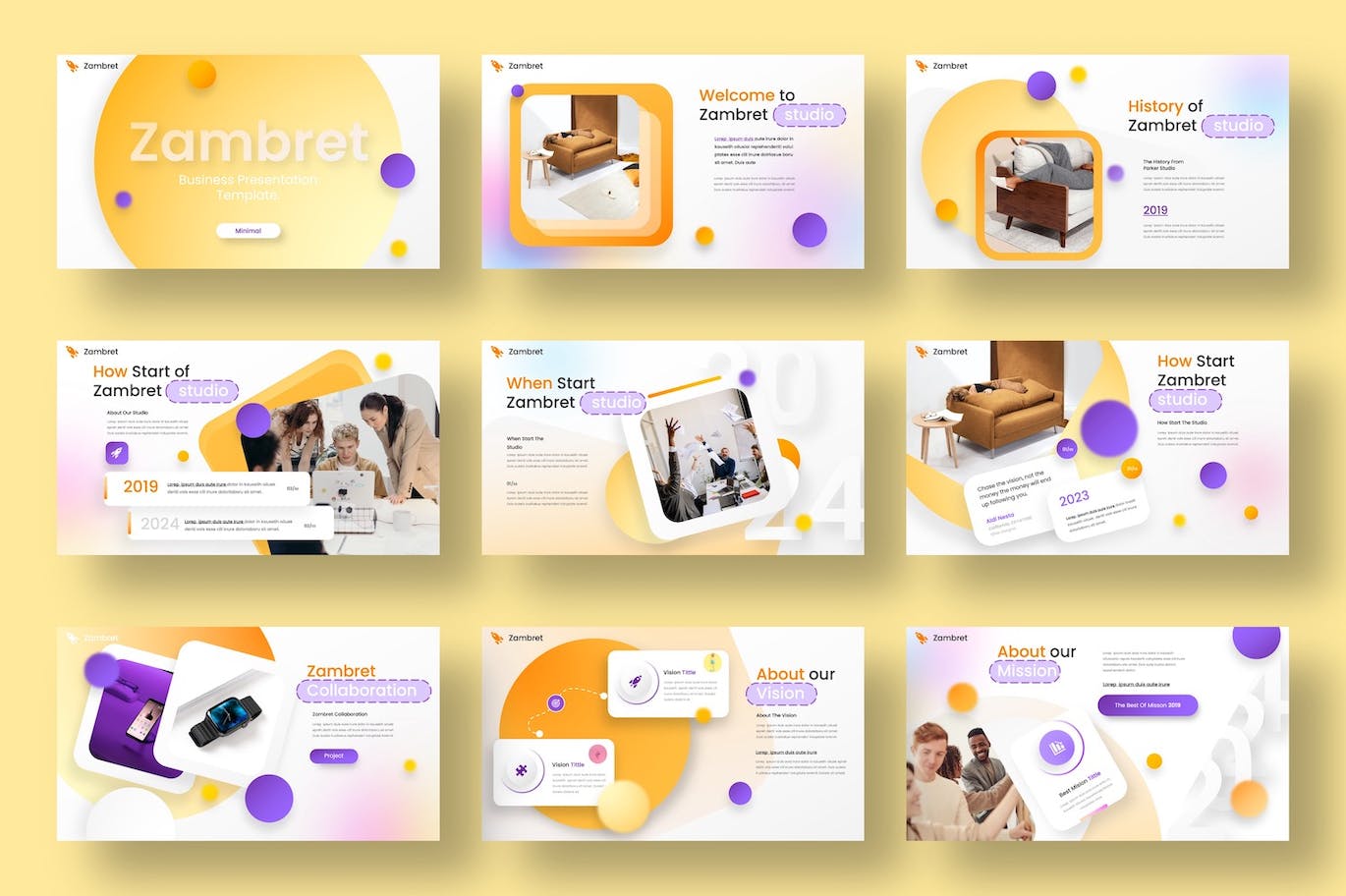 商业计划PPT模版 (PPTX)