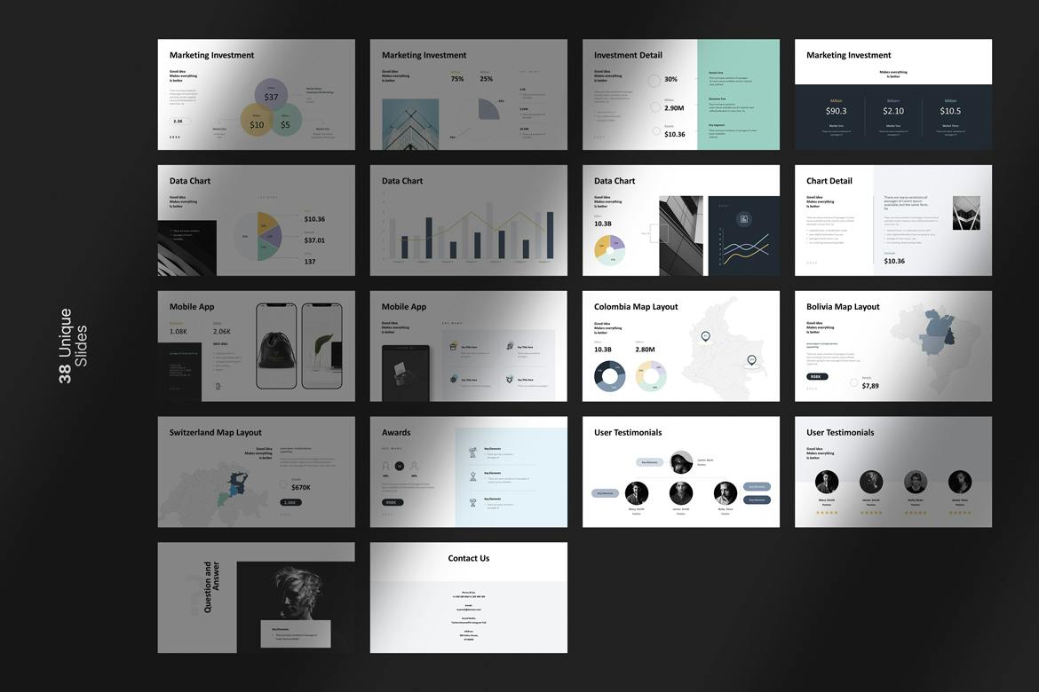 营销计划PPT模版 (PPTX)