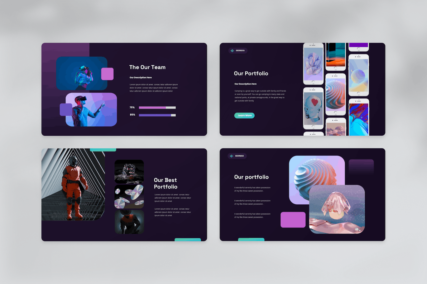 人工智能技术介绍  PPT模版 (PPTX)