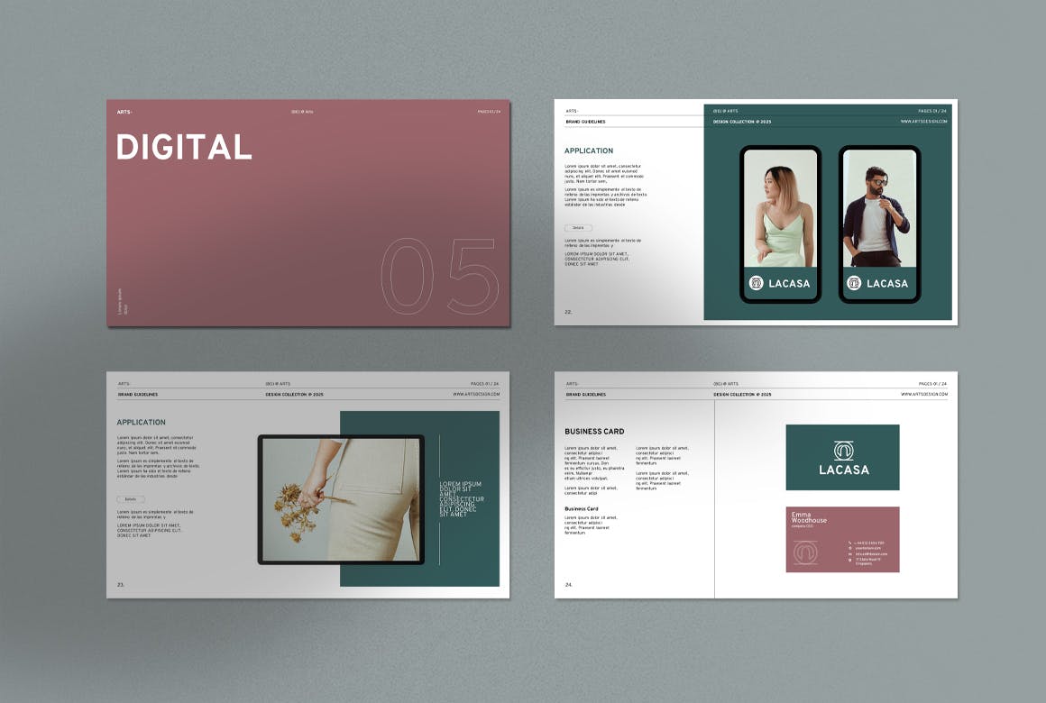 品牌指南 PPT模版 (PPTX)