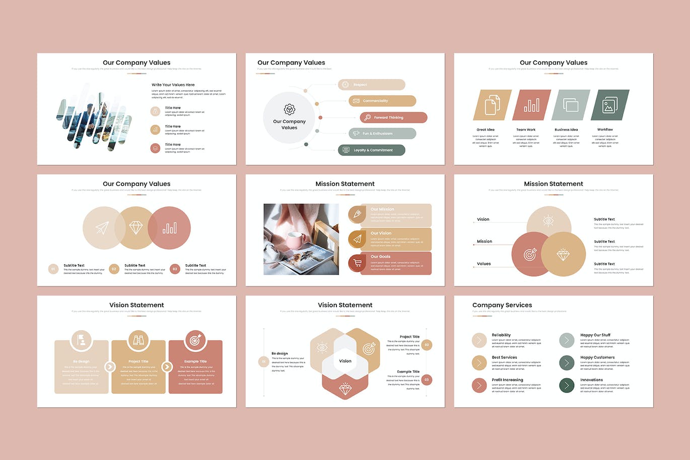 商业计划PPT模版 (PPTX)