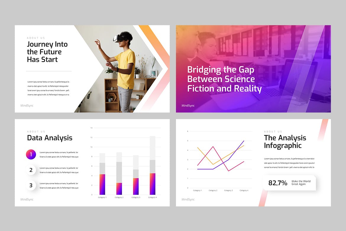人工智能简报 PPT模版 (PPTX)