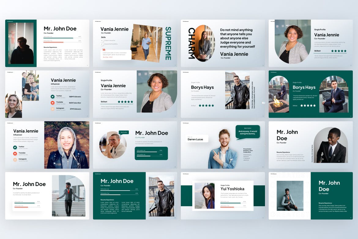 个人简历 PPT模版 (PPTX)