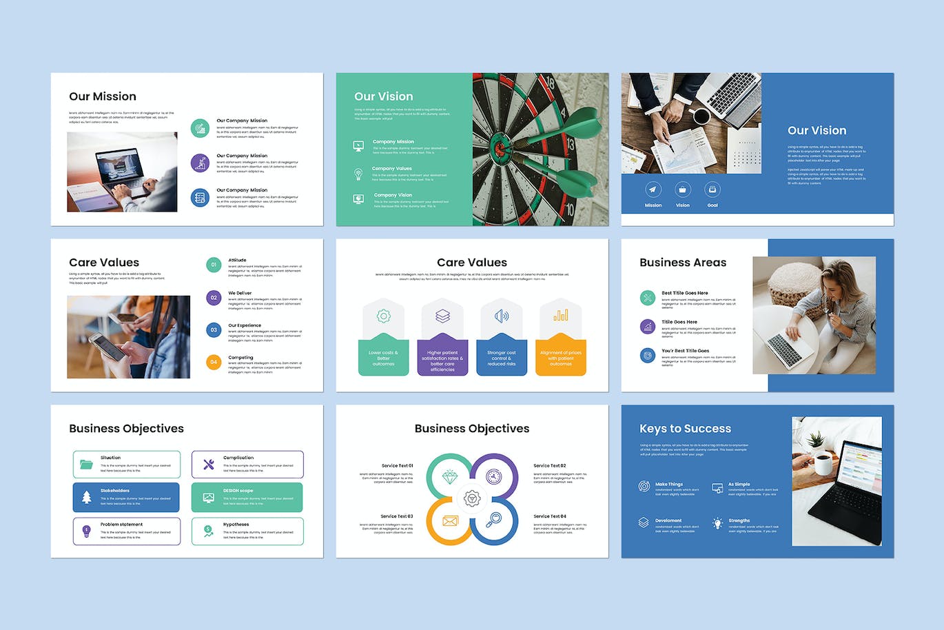 商业策略 PPT模版 (PPTX)