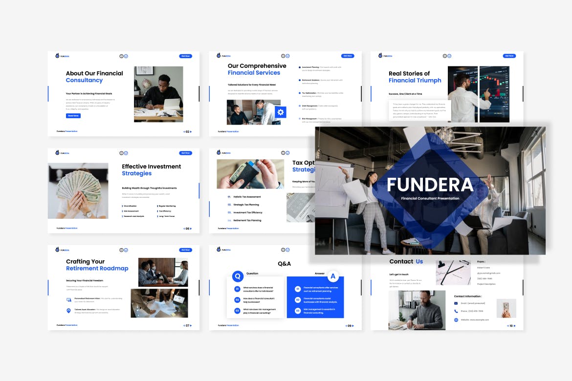 财务顾问 PPT模版 (PPT,PPTX)