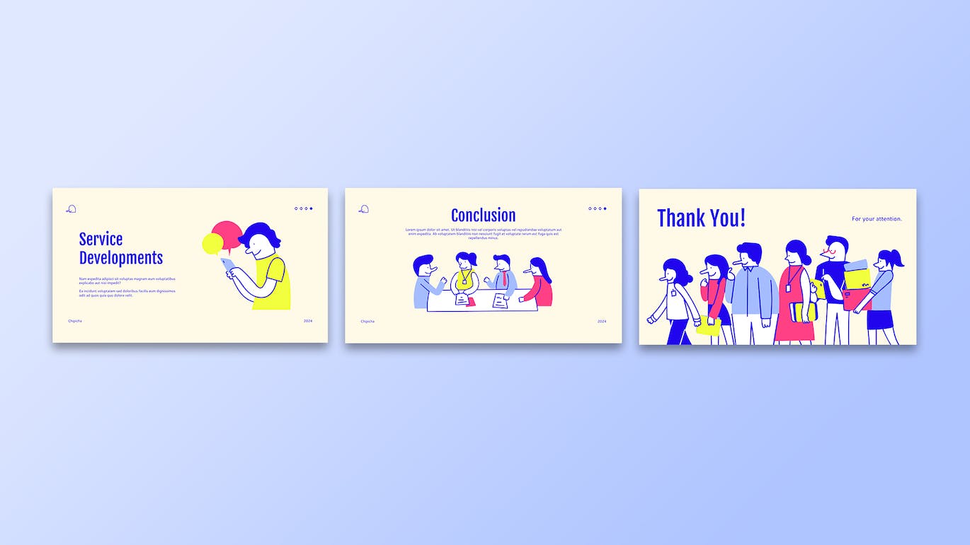 卡通创意商业演示PPT模版 (PPT)