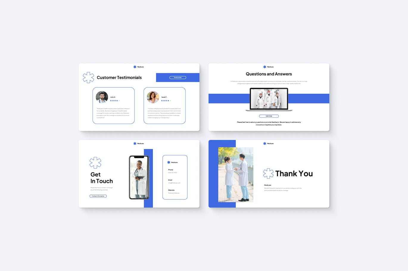 健康保险宣传材料 PPT模版 (PPT,PPTX)