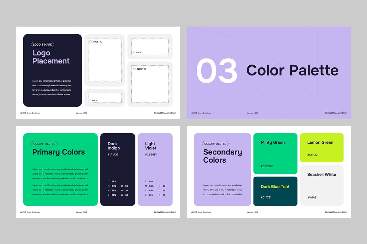 品牌指南PPT模版 (PPTX)