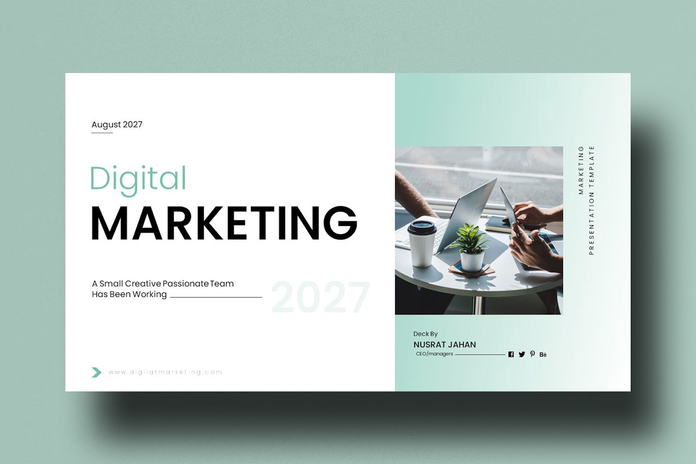 数字营销演示模板PPT模版 (PPTX)