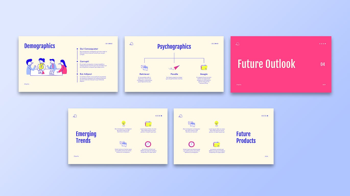 卡通创意商业演示PPT模版 (PPT)