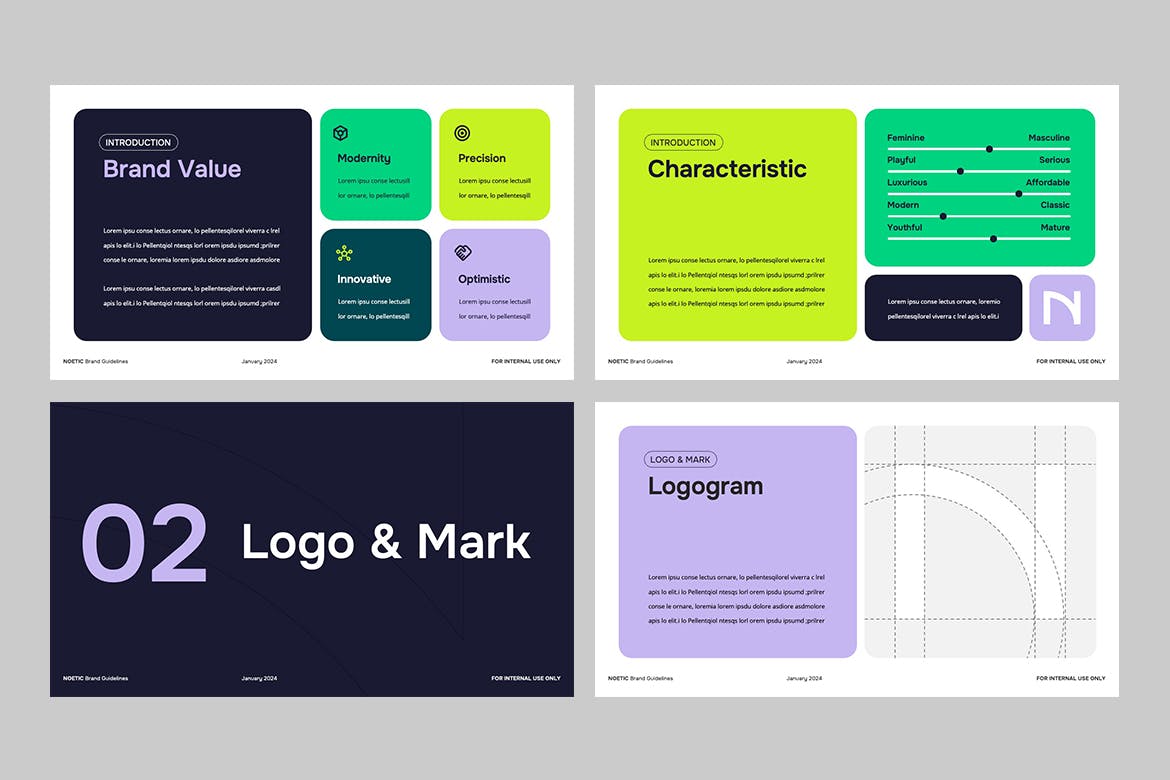 品牌指南PPT模版 (PPTX)