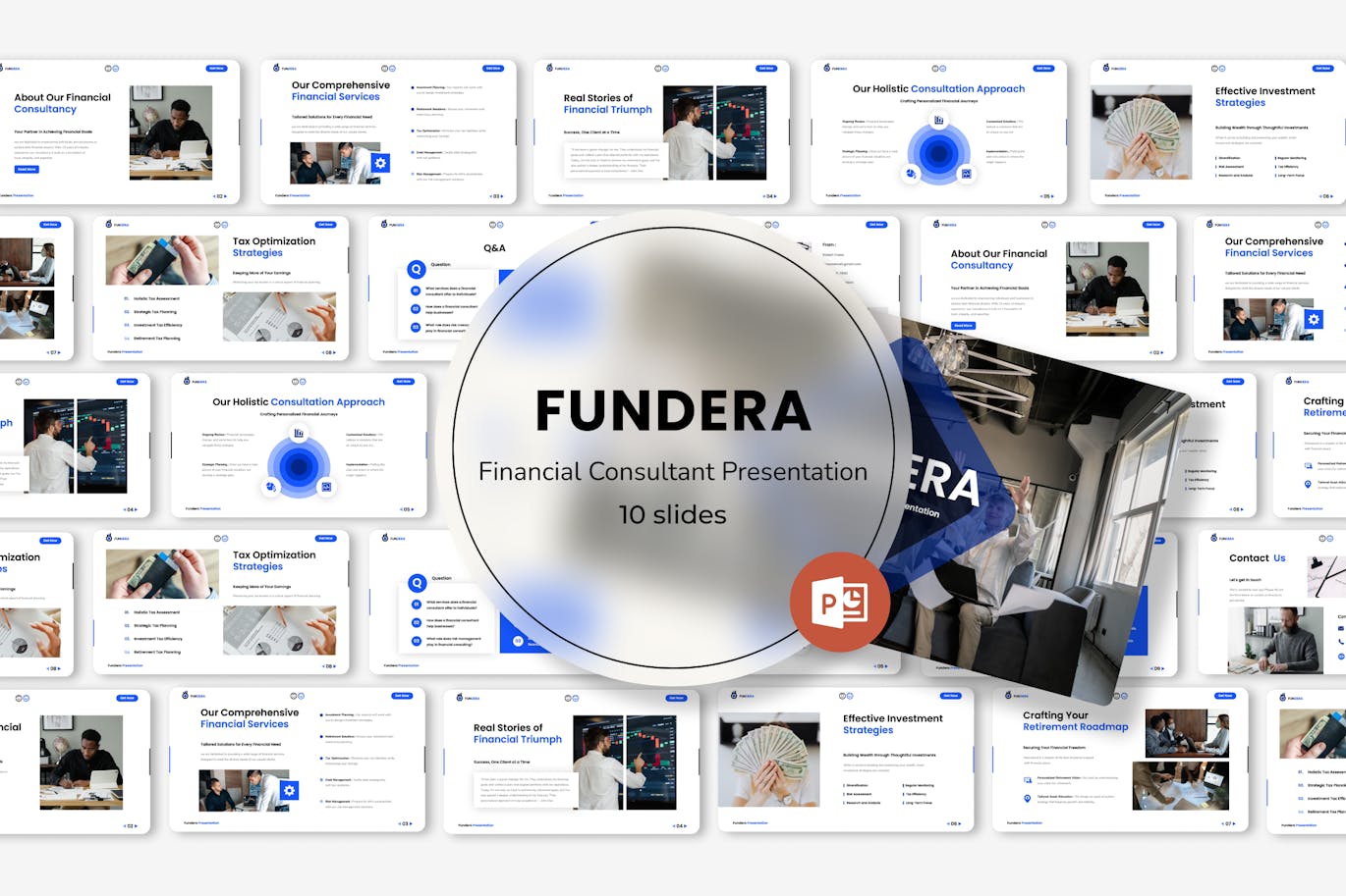 财务顾问 PPT模版 (PPT,PPTX)