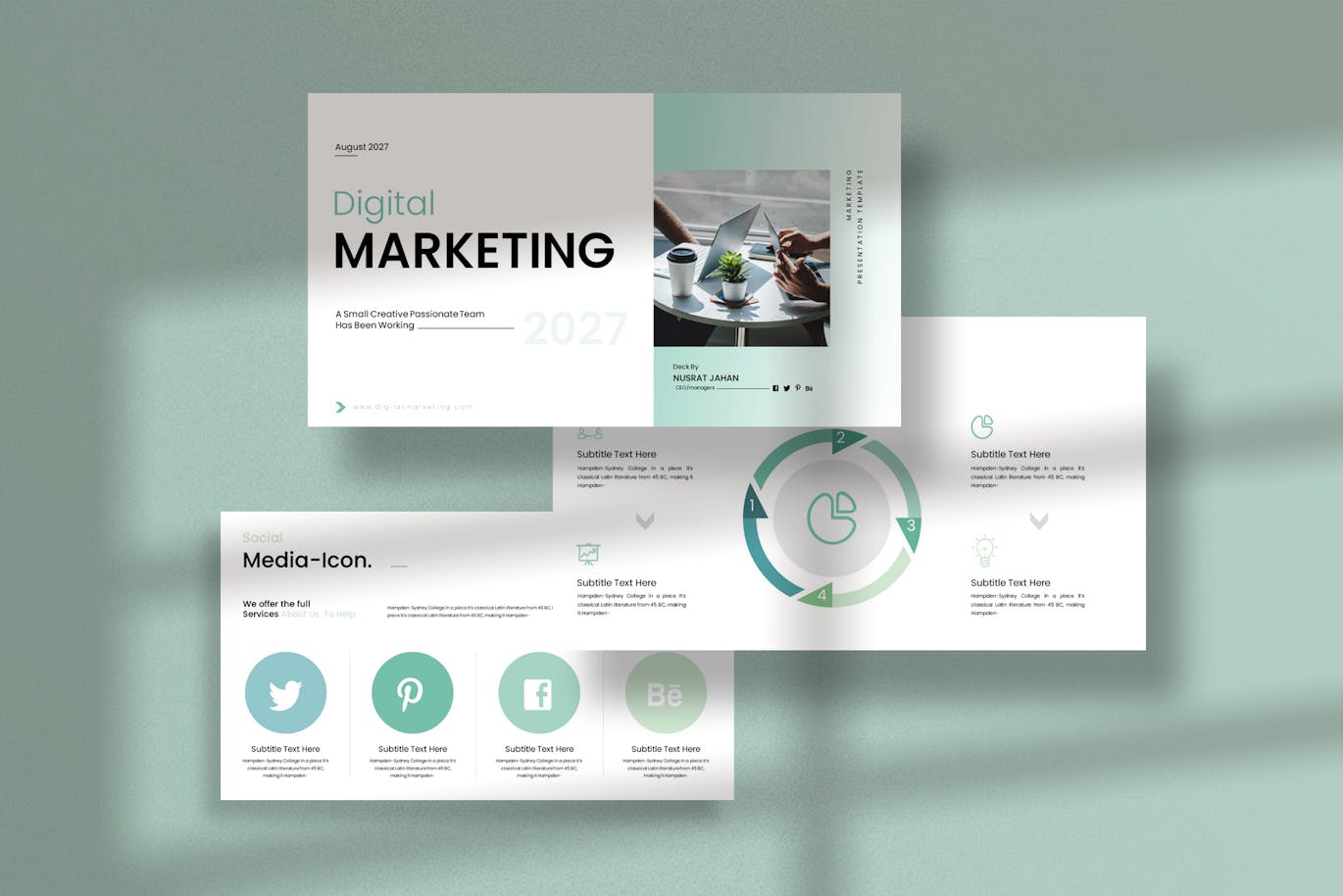 数字营销演示模板PPT模版 (PPTX)