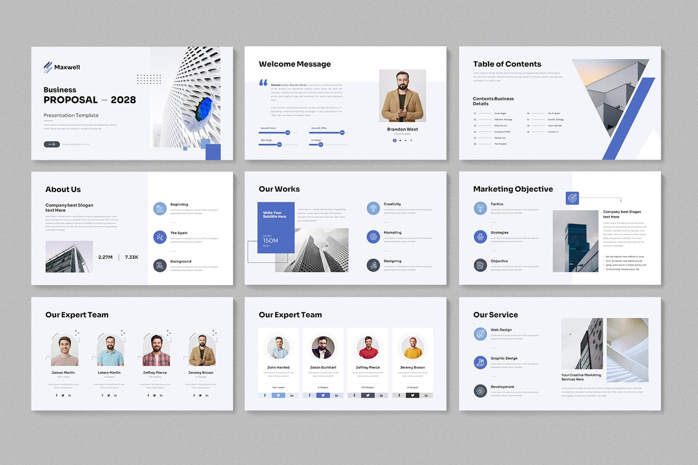 商业提案 PPT模版 (PPTX)
