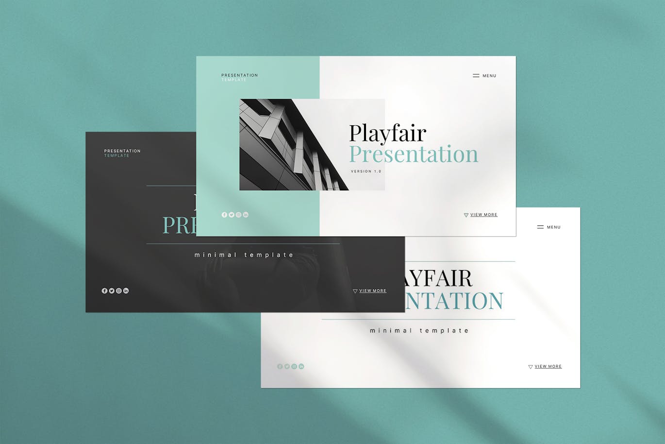 作品展示PPT模版 (PPTX)