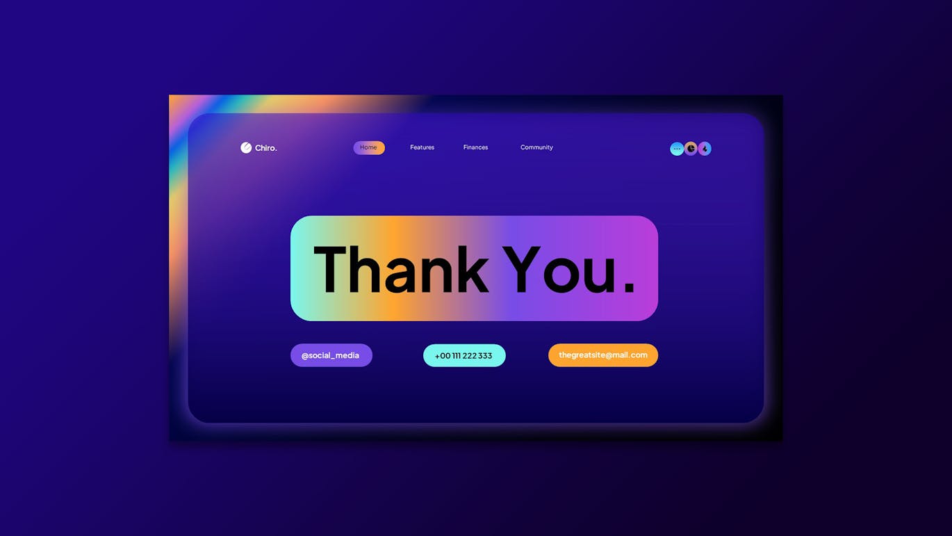 深蓝色 UI/UX 财务规划PPT模版 (PPTX,PPT)