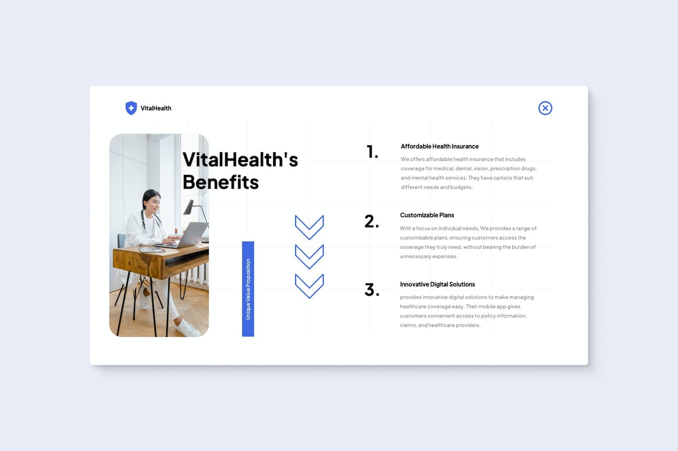 健康保险宣传材料 PPT模版 (PPTX,PPT)