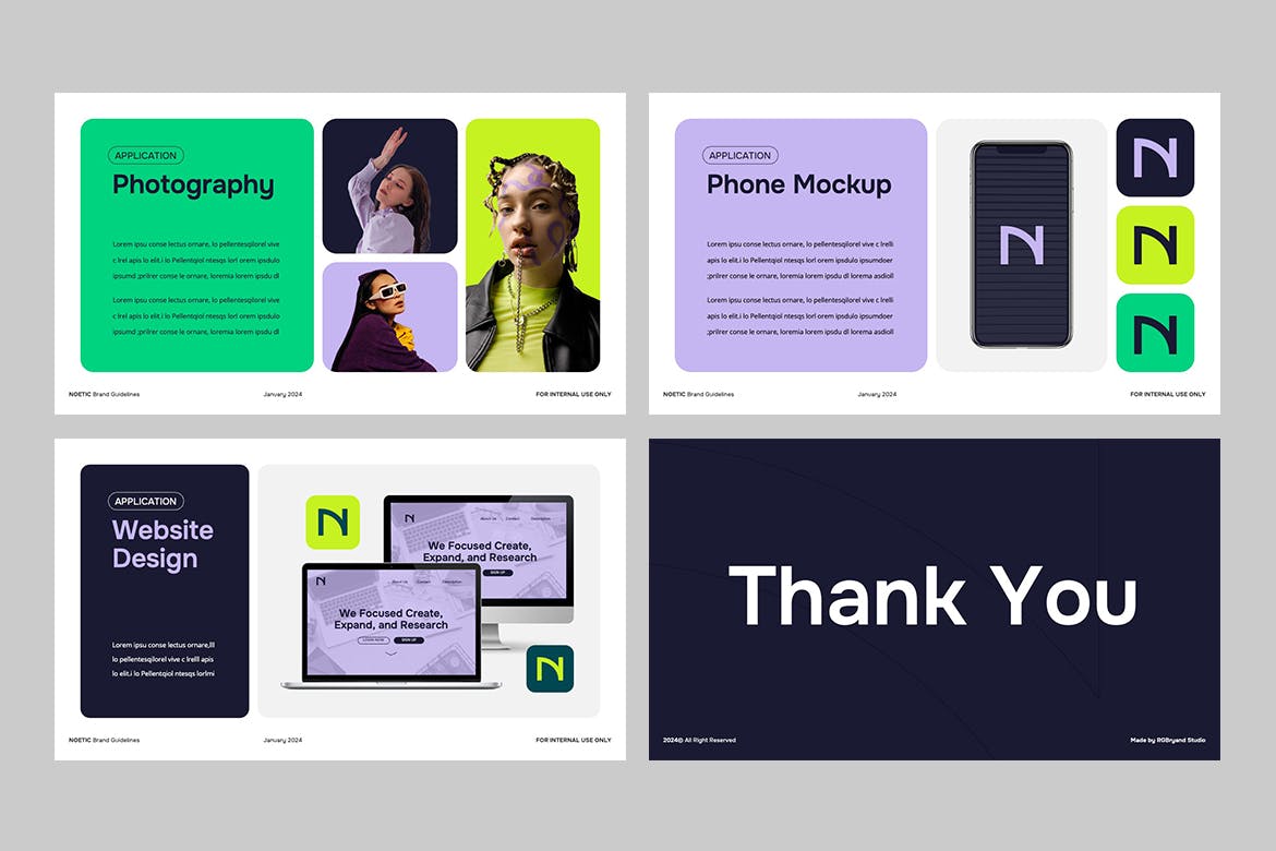 品牌指南PPT模版 (PPTX)