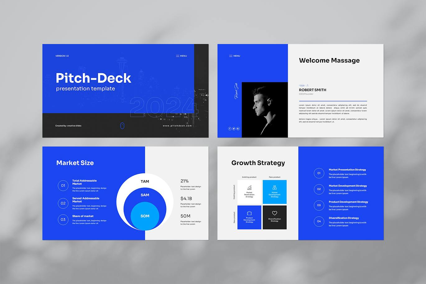 宣传材料PPT模版 (PPTX)