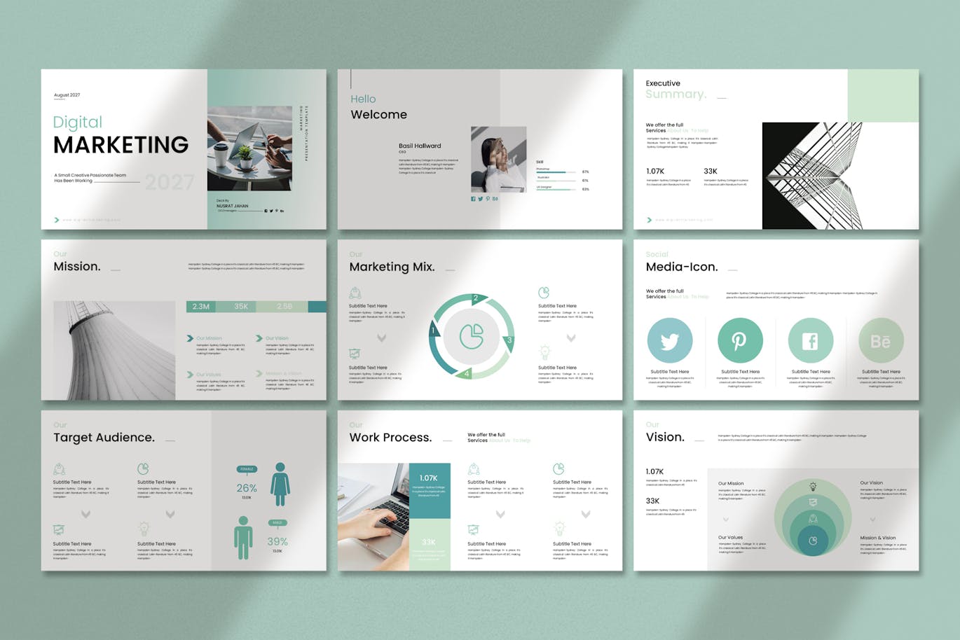 数字营销演示模板PPT模版 (PPTX)