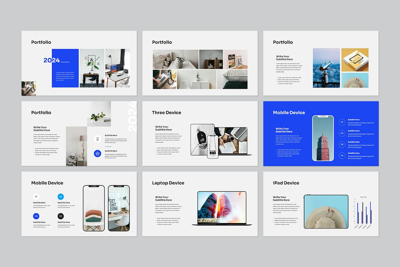 宣传材料PPT模版 (PPTX)