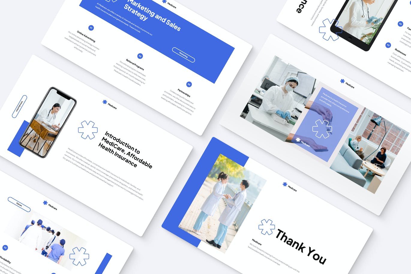 健康保险宣传材料 PPT模版 (PPT,PPTX)