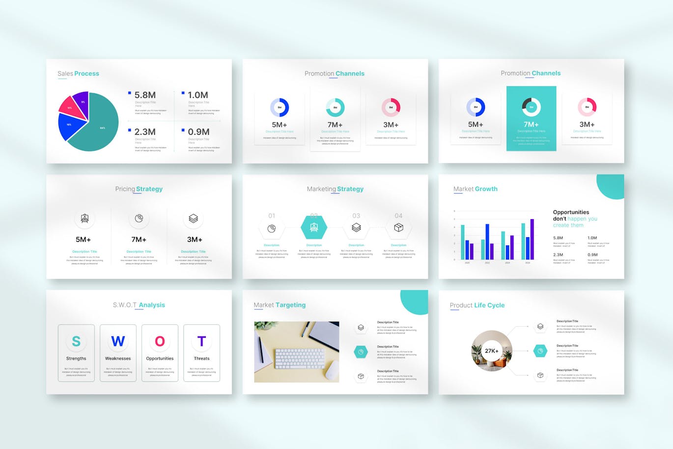 营销计划演示PPT模版 (PPTX)