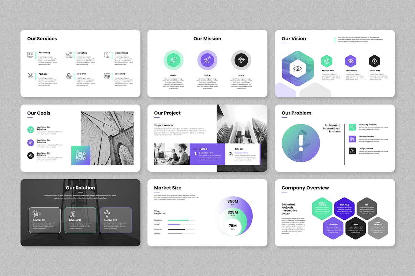 科技业务介绍 PPT模版 (PPTX)